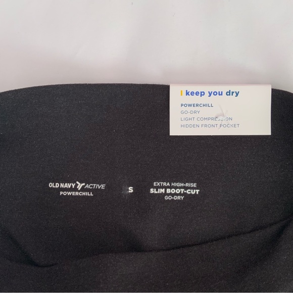 BNWT Old Navy Flare/Slim Boot-Cut High-Waisted Leggings with Pocket (Dark Gray) - Picture 6 of 7